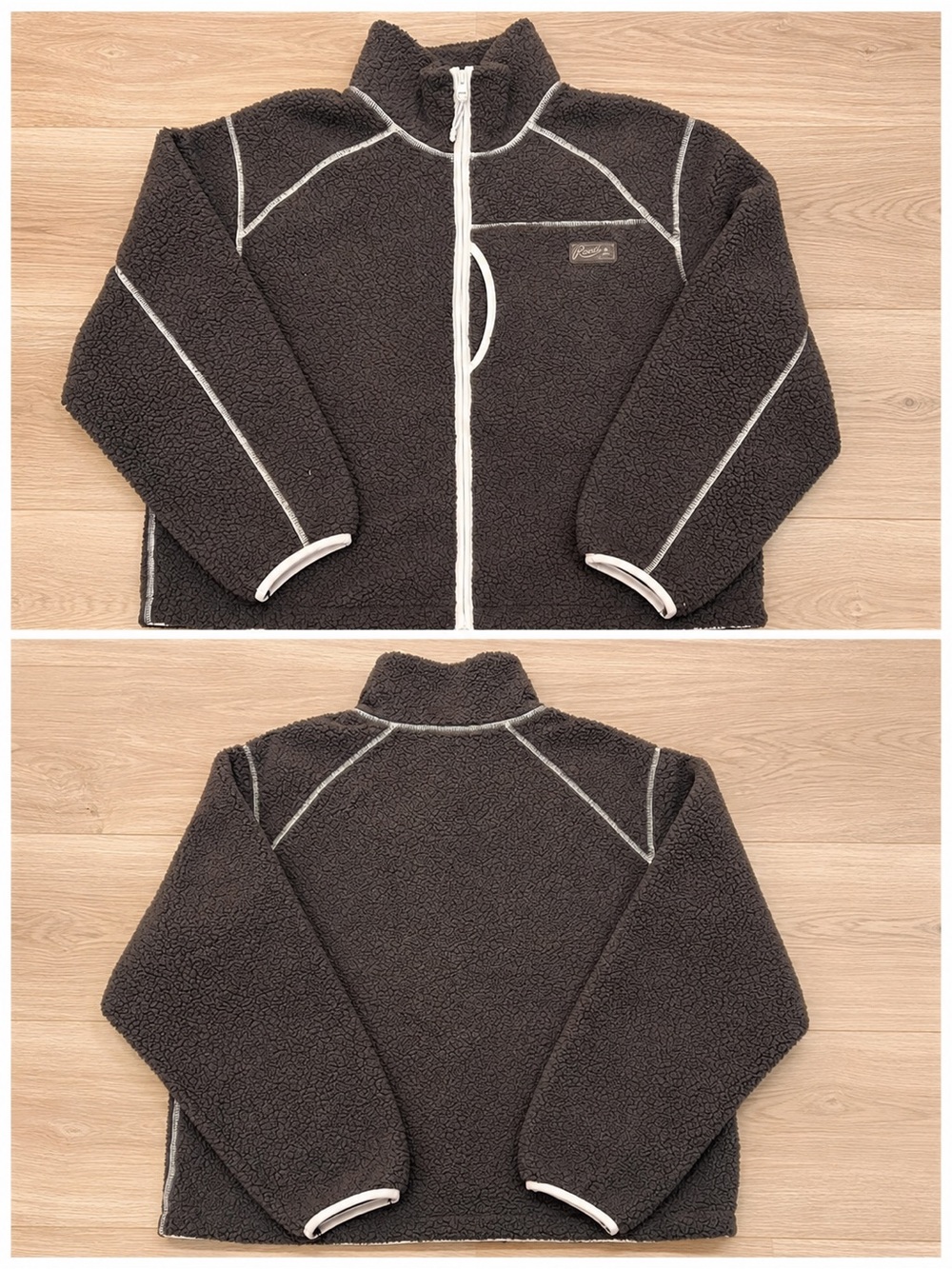 Roots Women's - Alta Shearling Fleece Jacket (Coco Brown)